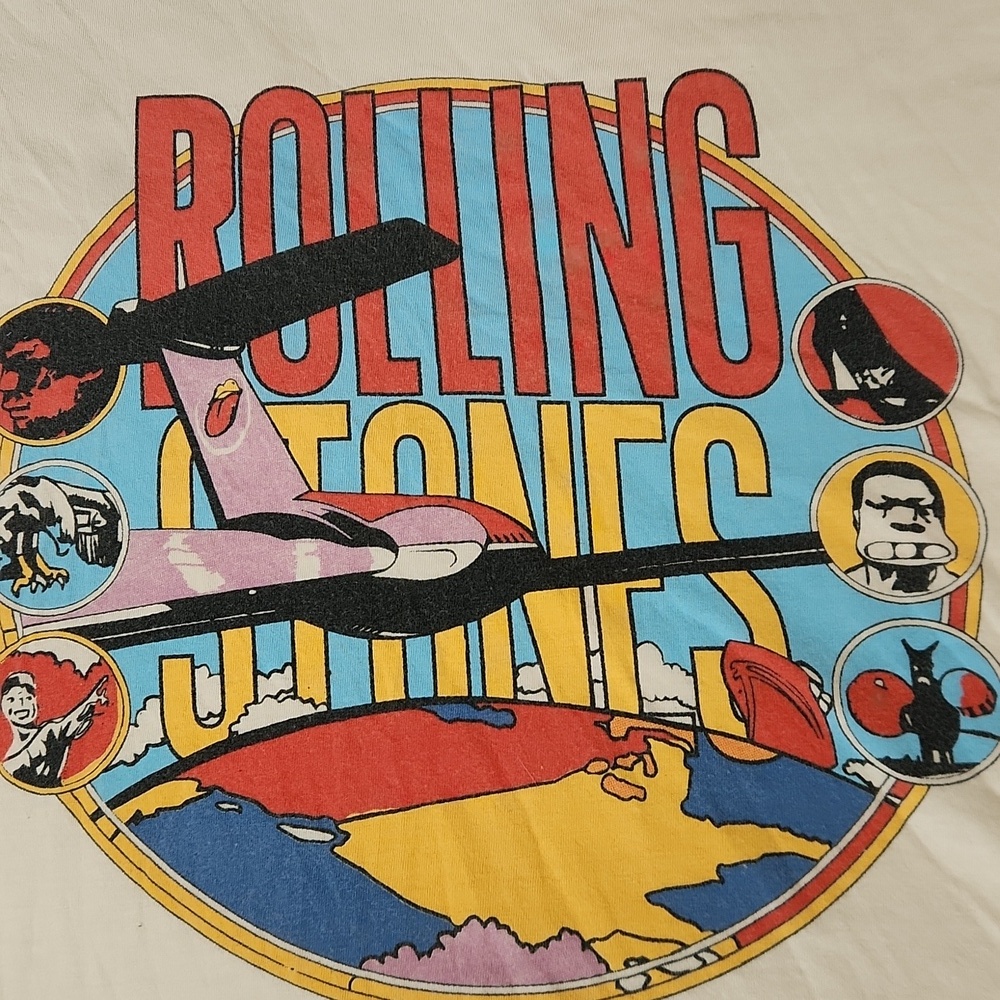 Daydreamer For Free People Rolling Stones Graphic Crewneck Shirt - Picture 2 of 6